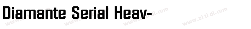 Diamante Serial Heav字体转换 Diamante Serial Heav字体转换
